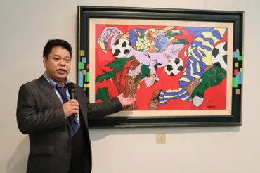 ジミー大西の原画展『ホームタウン』が゛ゆかりの地゛長崎で開幕! 作品制作中のジミーに会えるかも!?