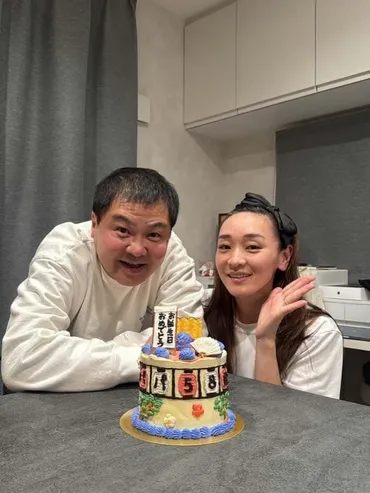 素敵なご夫婦」月亭方正 58歳の誕生日に妻との顔出し2ショット写真公開で称賛の声 