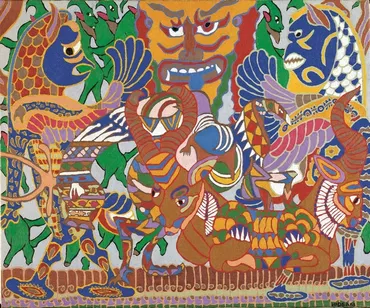 ジミー大西さん、絵の原点 岡本太郎の手紙 そしてさんまさんの一言