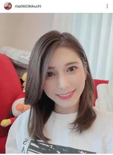 夫はTOKIOリーダー...29歳の妻・菊池梨沙、クリスマスを家族で過ごす...「我が家の猫もノリノリ」: J