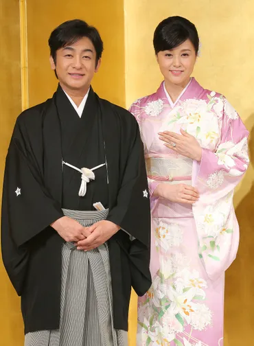 結婚：片岡愛之助さん藤原紀香さん、会見で喜び語る 写真特集2/10 