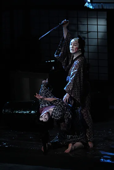 片岡愛之助、大奮闘！ 江戸時代の上方で命を燃やした若者たちの 美しくも儚い青春群像劇『新・油地獄 大坂純情伝』 上方舞『楳茂都 三人連獅子』を上演中！  大阪松竹座「十月花形歌舞伎」昼の部をレポート！ 