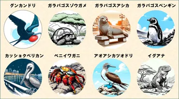 ガラパゴス諸島で見たい動物選!どこの島にいるか分かる図鑑