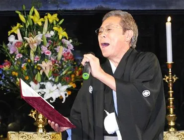 延暦寺で北島さんが奉納／遠藤実さんの遺作熱唱 