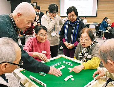 健康麻雀で認知症予防を 体験会に51人 