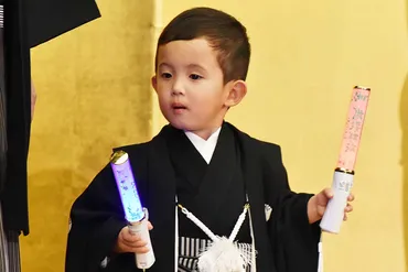 中村獅童の3歳次男・小川夏幹くん、歌舞伎で初お目見得 将来なりたいものは「パパ」 