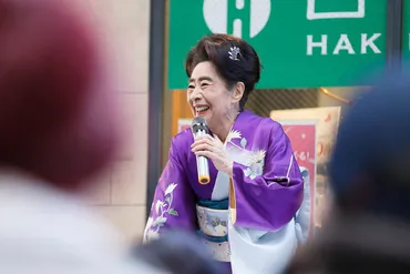 中村玉緒、82歳！今も輝き続ける秘訣とは？黒崎商店街の一日店長から、勝新太郎との秘話まで