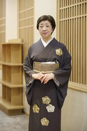 中村時蔵夫人 小川晃枝さん 「歌舞伎俳優 ご夫人方の装い」 vol.1 ―゛役者のかみさん゛は襦袢の衿のように