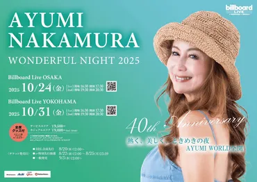 デビュー40周年！中村あゆみさんのビルボードライブ最高！