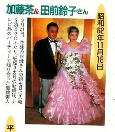 加藤茶の結婚と家族の物語：結婚、離婚、子供たち…加トちゃんの人生とは？加藤茶と家族の軌跡：結婚と子供、そして現在の加藤綾菜との生活