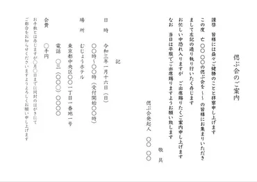偲ぶ会やお別れ会って何？費用やマナーは？ ～故人を偲ぶ、新たな選択肢とは？家族葬後の選択肢：偲ぶ会・お別れ会の費用とマナー