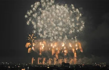 天地人花火に会場は興奮に包まれました – 森民夫のほっと一息