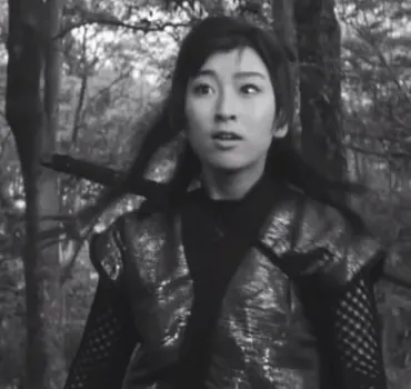 土田早苗 ドラマ「風」(当時18，19歳)鼻っ柱は強いが可愛らしい女忍者 ＋ 栗塚旭 