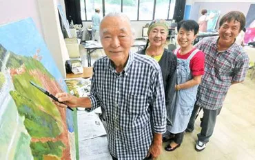 もう歳だから…」ってあきらめてない…歳、歳、歳の人が二科展挑戦初入選快挙喜ぶ南さつまの絵画教室「作品は人生映す。創作は気持ちが大事」