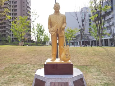 加山雄三さんの銅像、誕生日に茅ケ崎で除幕式 名誉市民証授与も「幸せだな」