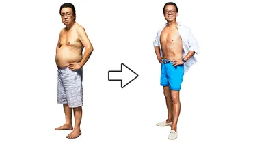 劇的ビフォーアフター】梅沢富美男さんがライザップで大変身!! 結果にコミットしまくってー12.9kgのダイエットに成功