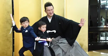 「超歌舞伎」中村獅童、小川陽喜&初お目見得の夏幹の自由さに翻弄される「まとまろうぜ!」(会見レポート)