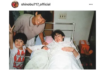 大竹しのぶ、31年前の明石家さんまとの秘蔵写真…IMALU出産時の4Sを公開
