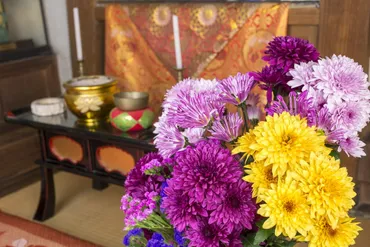 仏壇にお供えする『仏花』は生花だけでなくプリザーブドフラワーなどの造花もアリ!