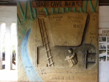 横井ケーブ(Talofofo Falls Resort Park)」の展示内容