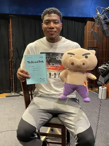 バスケットボール・八村塁選手、『クレヨンしんちゃん』とコラボ&アフレコ初挑戦! しんのすけと宇宙でダンク