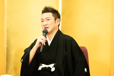 中村獅童が語る、歌舞伎座初の「超歌舞伎」と家族への思い~12月歌舞伎座公演取材会レポート