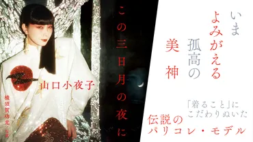 山口小夜子とは？伝説のモデルの生涯と影響力とは？山口小夜子：美の探求者、ファッションアイコン