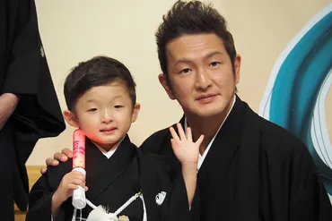 中村獅童、長男・陽喜くんと「超歌舞伎」で共演「ライバルです」 喧嘩も日常茶飯事