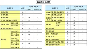 交通違反と罰則・罰金とは? スピード違反・飲酒運転・携帯電話使用違反などについて解説【自動車用語辞典】