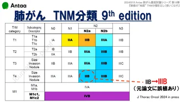 肺癌の゛地図゛、TNM分類を正しく使いこなす