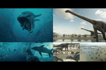 フォトリアリスティックな恐竜たちを8Kで描く、BSプレミアム『これが恐竜王国ニッポンだ！』