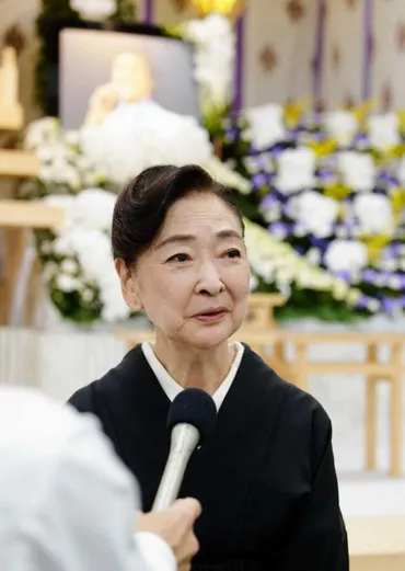 妻・香山美子、涙と笑顔で悼む 三條正人さん通夜 「命ってこんなにあっけない」/芸能/デイリースポーツ online