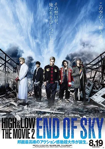 HiGH&LOWシリーズ、映画の軌跡とSWORD地区の激闘！興行収入と観客動員数の秘密とは？SWORD地区の覇権争いから、映画の興行収入、キャスト、そして未来への展開まで