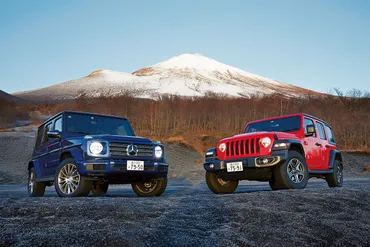ジープ・ラングラー対メルセデス・ベンツG550、あなたはどっち派？「ラングラーはさらに荒野を目指し、Gクラスは高級サルーンの代用車になった」【『エンジン』蔵出しシリーズ／比較篇】  