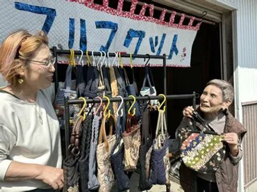 趣味のパッチワークでフリマ、安芸高田の86歳