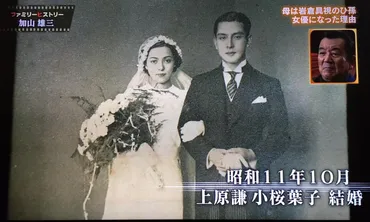 加山雄三さんの父・上原謙さんの超絶イケメンぶりが話題に #ファミリーヒストリー