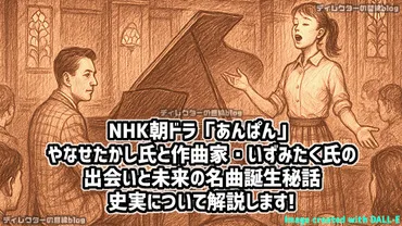 やなせたかしと『手のひらを太陽に』：出会いから国民的ソング誕生秘話まで？朝ドラ『あんぱん』放送決定！ やなせたかしと音楽家たちの物語