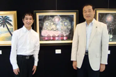池端信宏さん(加山雄三さん長男)のアート展を鑑賞 – 森民夫のほっと一息