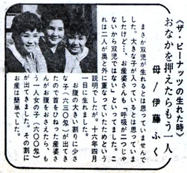 ザ・ピーナッツの歴史(とインファントの歴史)