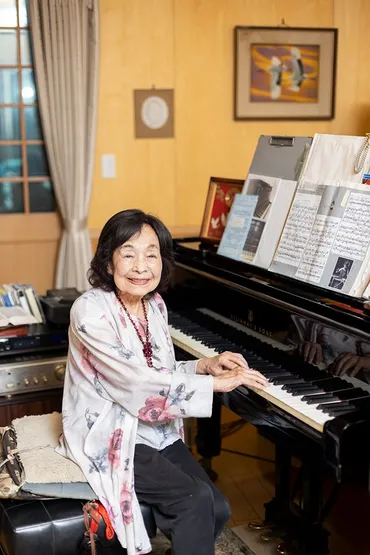 100歳のピアニスト室井摩耶子さんの音楽人生とは？ 東京都名誉都民が語る、音楽への情熱と生き方とは？現役ピアニスト室井摩耶子さん、音楽と人生を語る