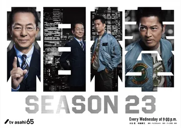 水曜ドラマ】相棒 season23のあらすじ・キャスト・出演者一覧