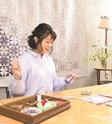 三浦百恵さんのキルト作品集『時間の花束』とは？手仕事と愛情が織りなす世界とは？三浦百恵さんのキルト作品集『時間の花束』に見る、手仕事の温かさ。