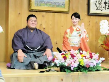 志摩ノ海が元タカラジェンヌと婚約「見とれてしまった」先代井筒親方(故人)の長女/スポーツ/デイリースポーツ online