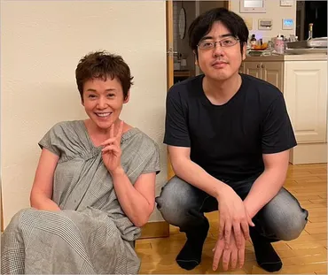 大竹しのぶと前夫の長男・二千翔が結婚。明石家さんまの番組で ...