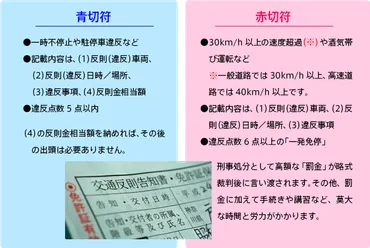 違反切符は受けたくない！ 「青切符」「赤切符」の実態と ...