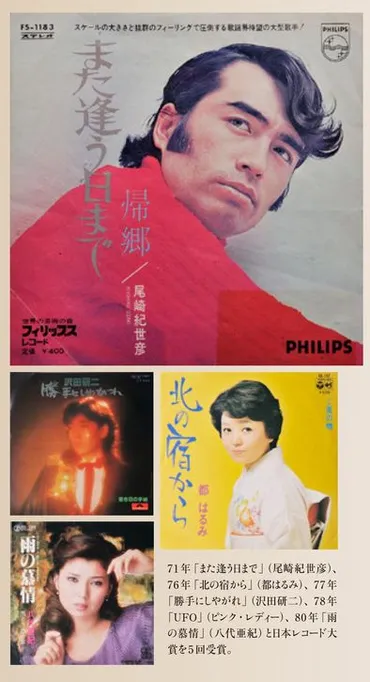 北の宿から』『舟歌』『勝手にしやがれ』数々のヒット曲を生み出した作詞家・阿久悠の仕事 