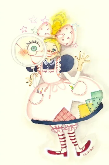 イラストレーター田村セツコの展覧会が東京・弥生美術館で、童話挿絵やイラスト原画約点展示
