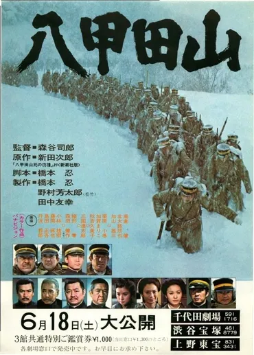 八甲田山 : 作品情報・キャスト・あらすじ 